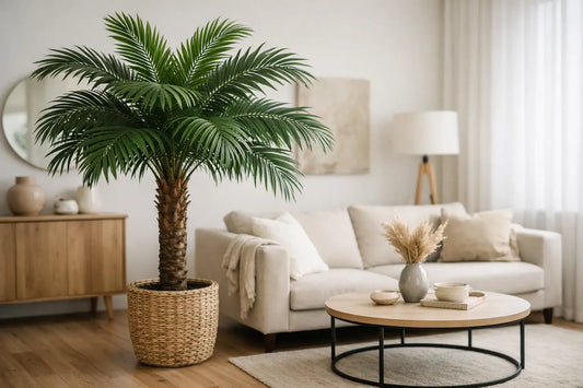 How to Style an Artificial Palm Tree Indoors