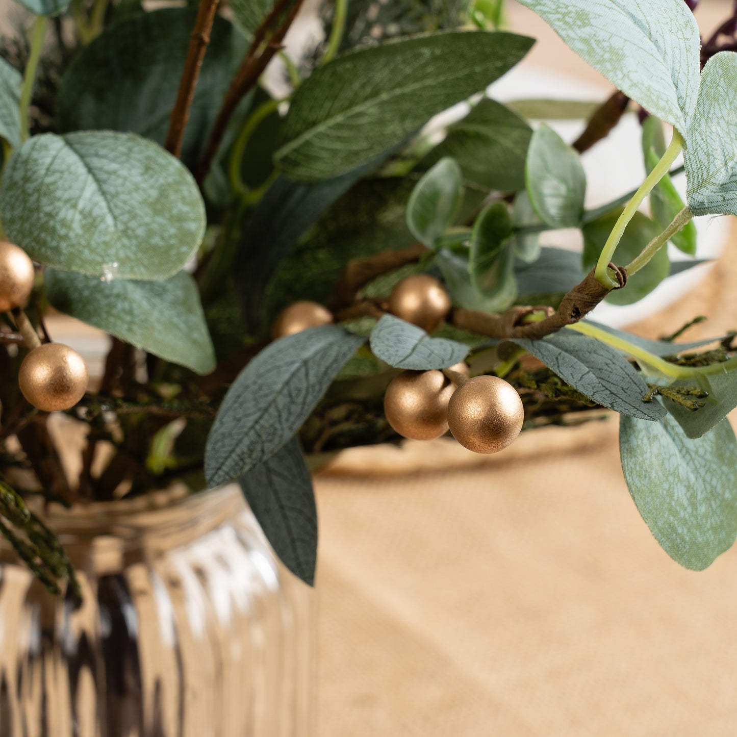 30cm Rustic Eucalyptus Arrangement