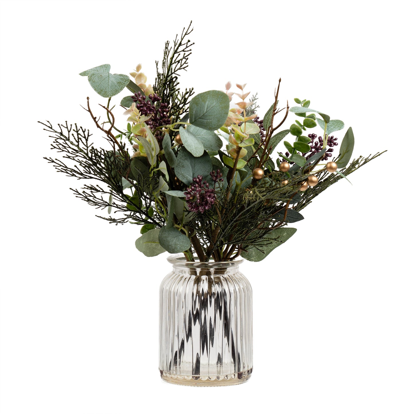 30cm Rustic Eucalyptus Arrangement