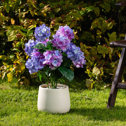 58cm Indoor/Outdoor, Pink/Purple Hydrangea Planter