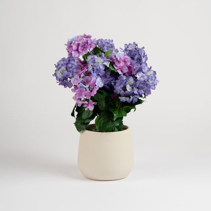 58cm Indoor/Outdoor, Pink/Purple Hydrangea Planter