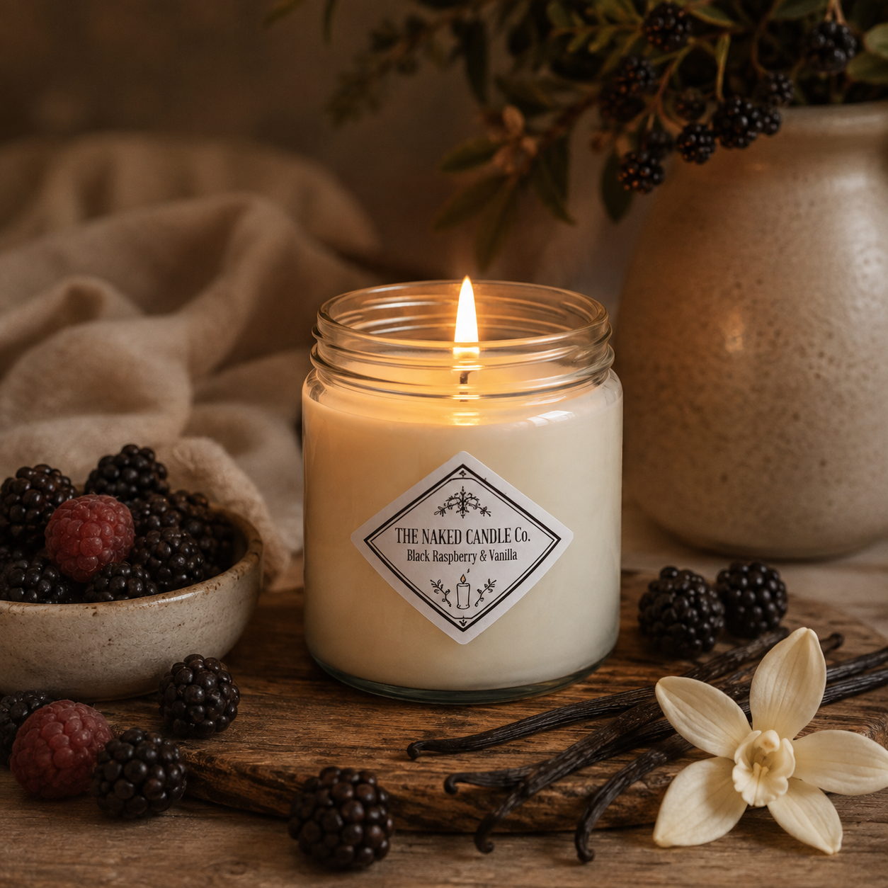 Black Raspberry & Vanilla Candle