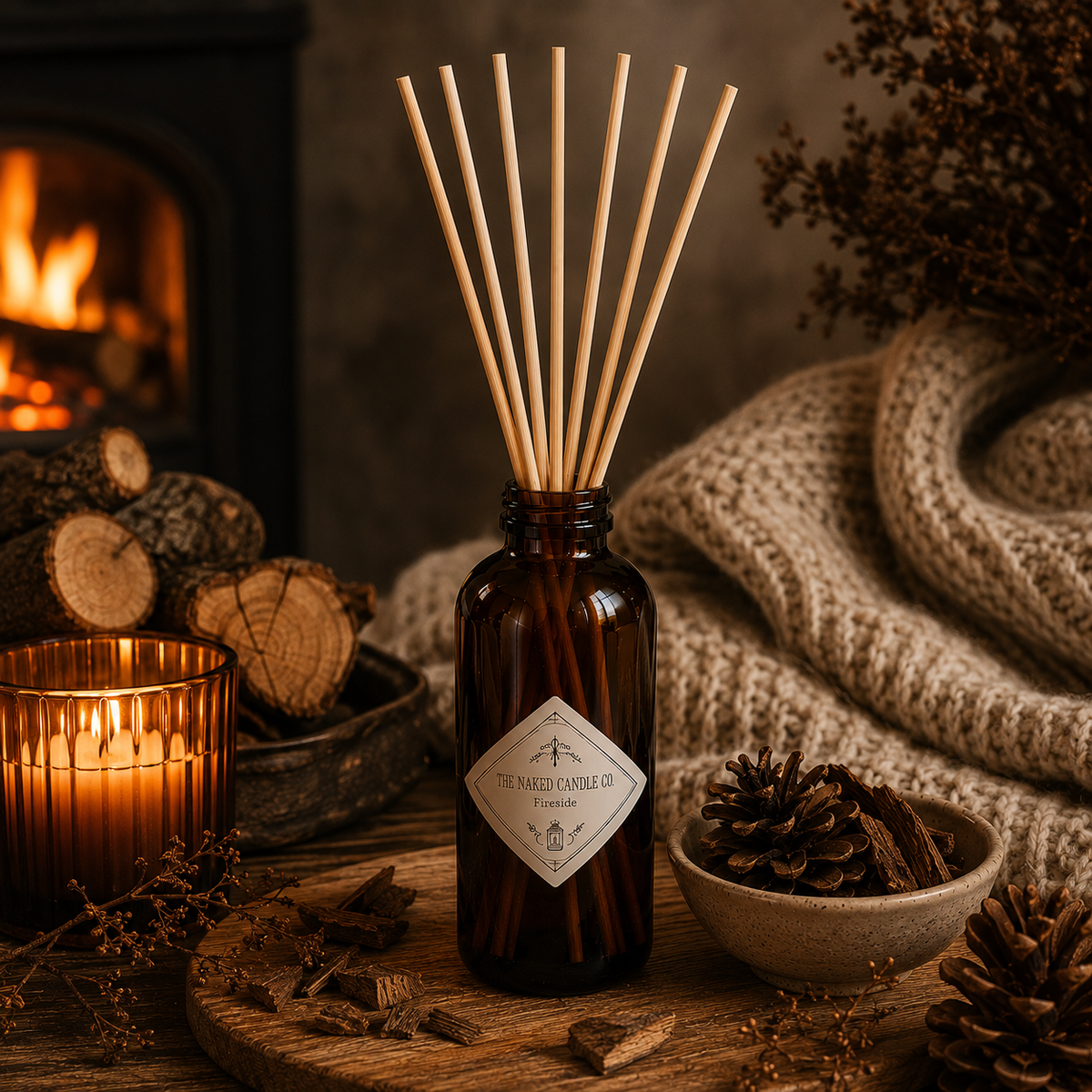 Fireside/Log Fire Reed Diffuser